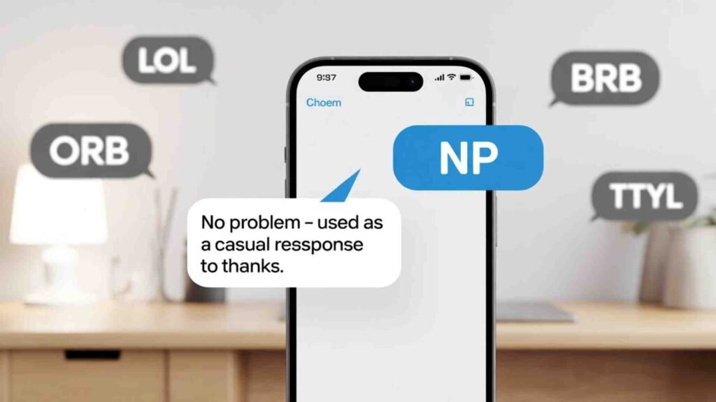 What Does NP Meaning in Text Mean in Text?