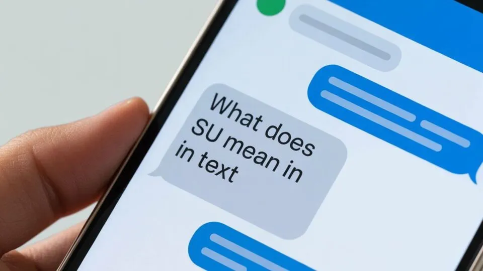 what do su mean in text Mean in Text?