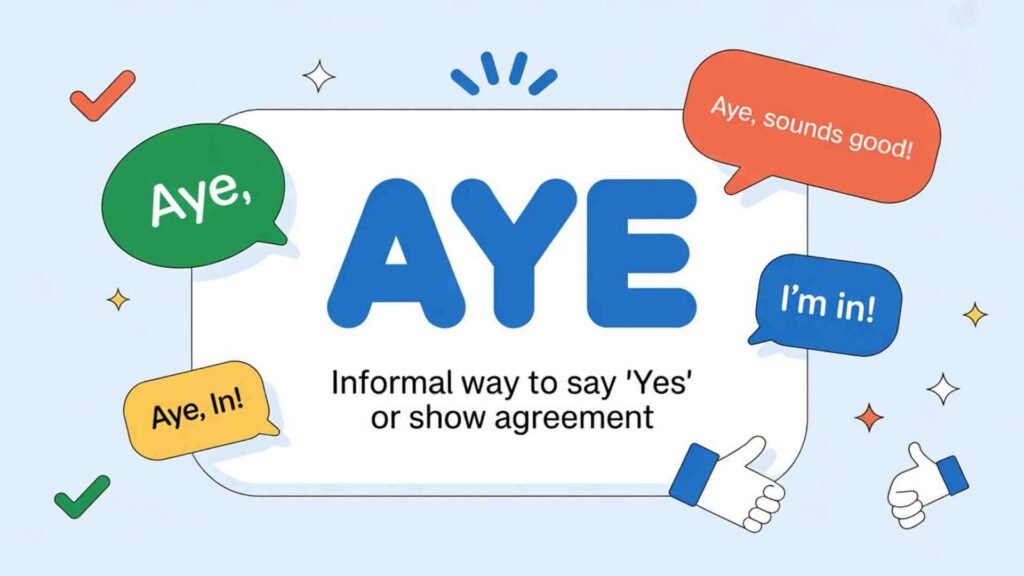 When to Use and When Not to Use What Does Aye Mean in Text