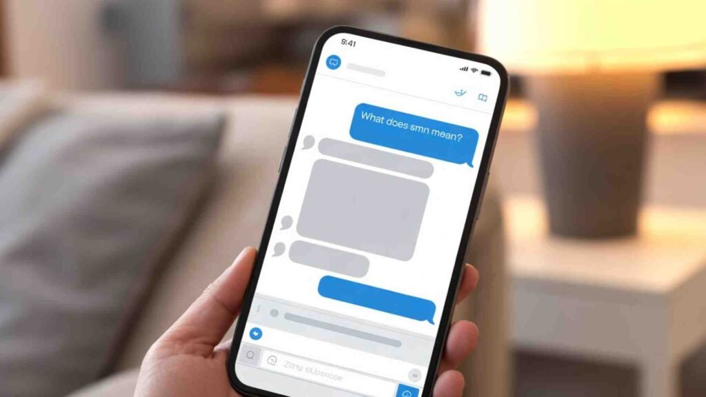 What Does SMN Mean in Text Mean in Text