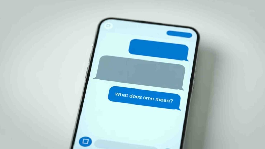 Examples of What Does SMN Mean in Text in Conversation