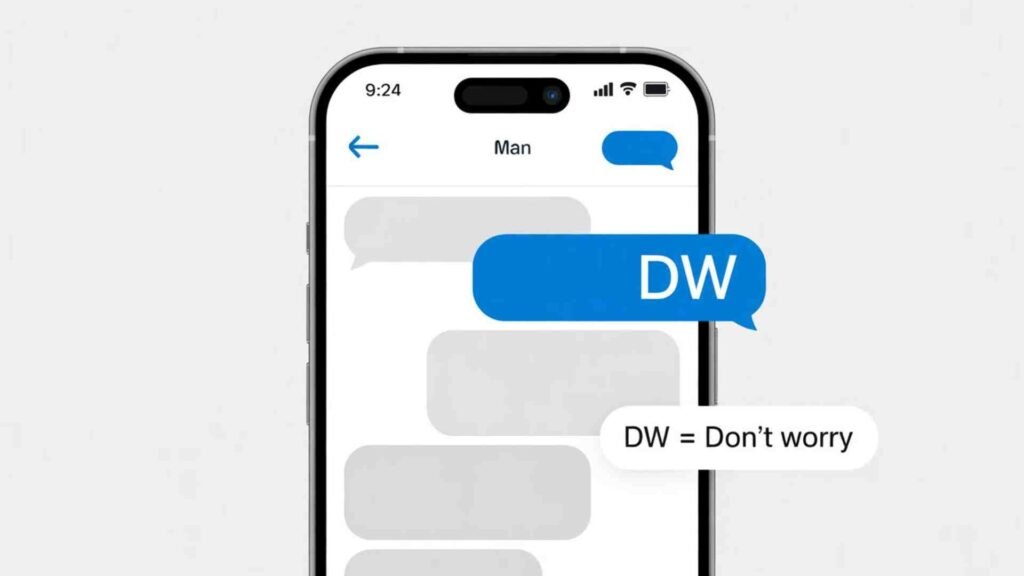 Examples of “What Is DW Mean in Text” in Conversation