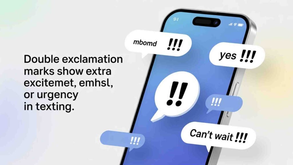 Examples of “!!” in Conversation