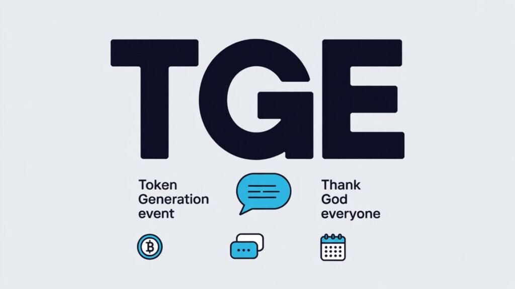 Examples of “TGE” in Conversation