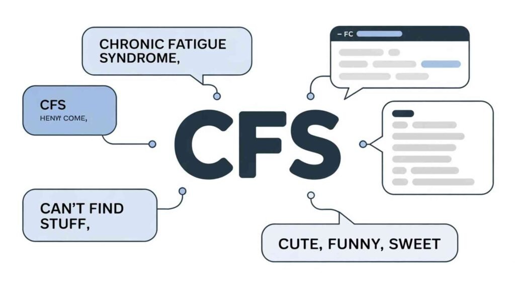 Examples of What CFS Mean in Text in Conversation