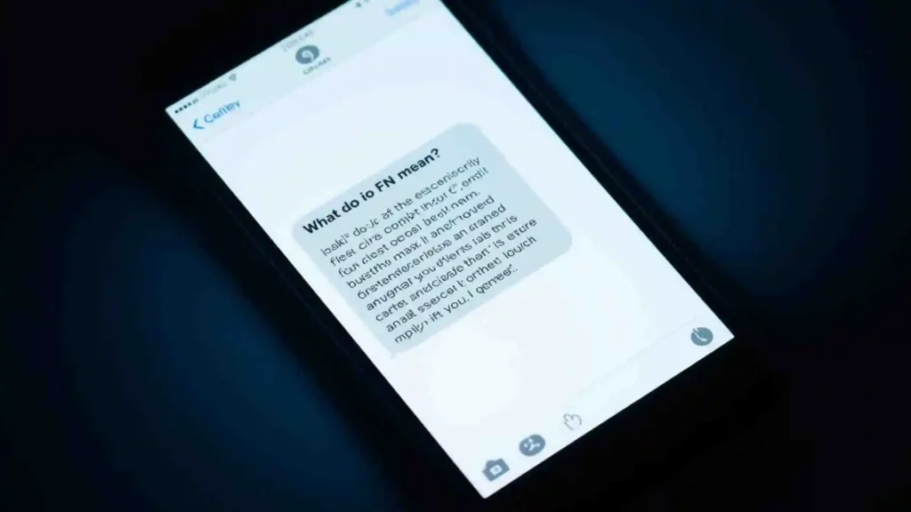 What Does What Do FN Mean in Text Mean in Text?