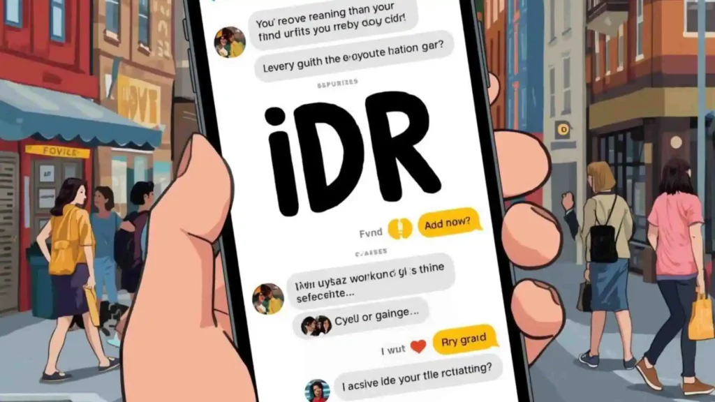 what does idr mean in text