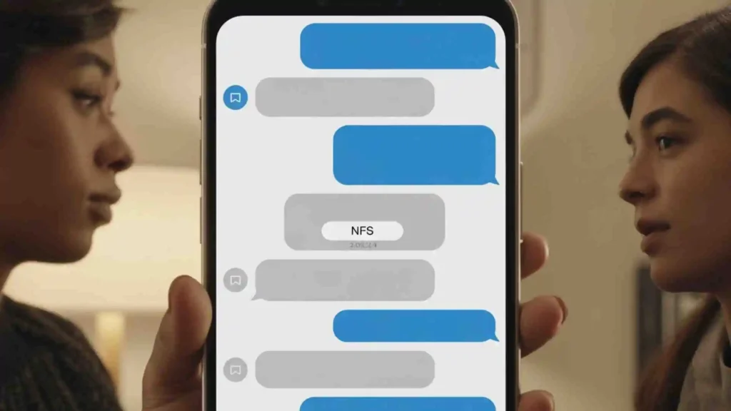 Examples of NFS in Text From a Guy in Conversation