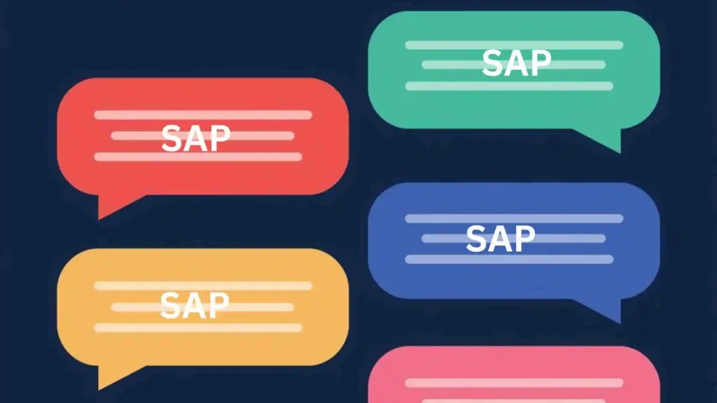 Examples of what does sap mean in text in Conversation