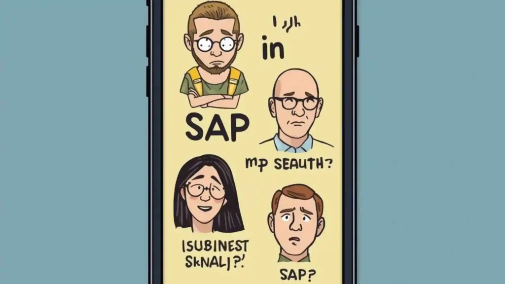 what does sap mean in text