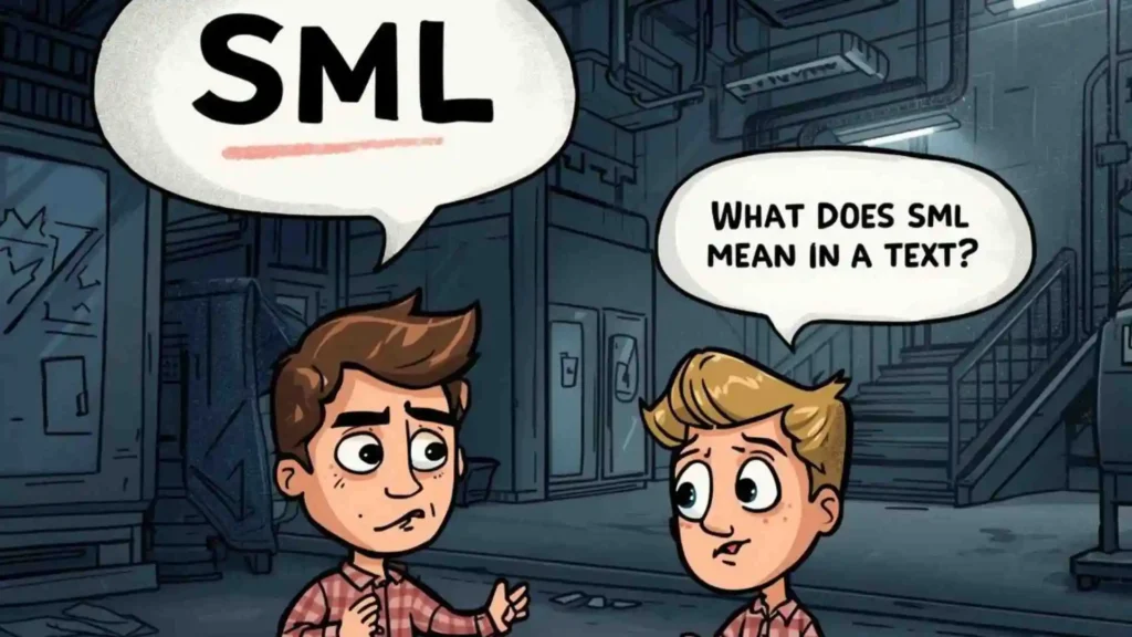 what does sml mean in a text