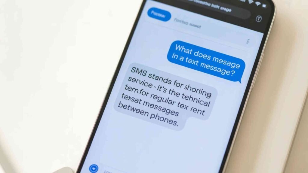 What Does SMS Mean in a Text Message Mean in Text?