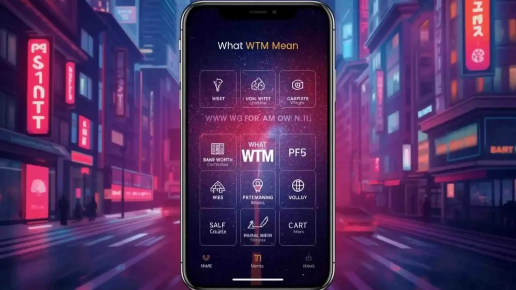 Examples of what wtm mean in text in Conversation