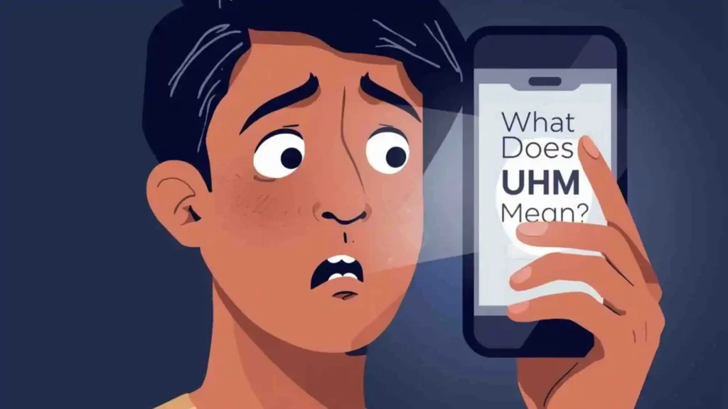 Examples of What Does UHM Mean in Text in Conversation