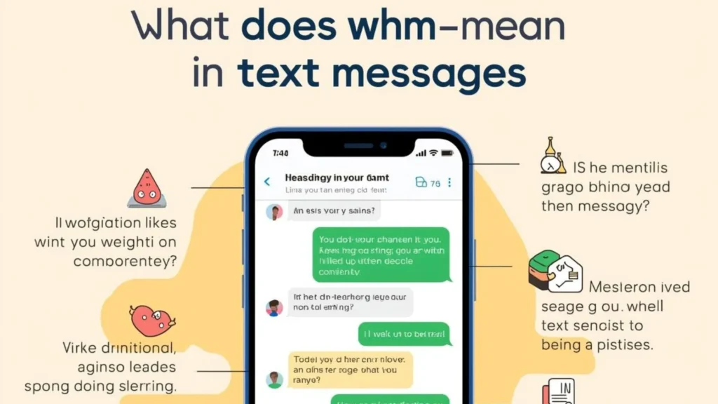 Examples of What Does WHM Mean in Text in Conversation