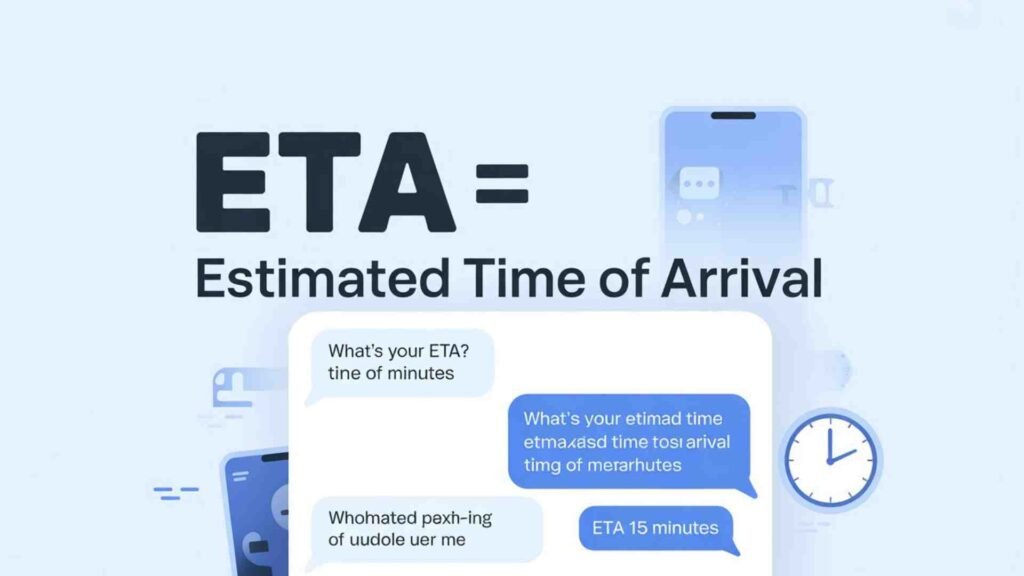 What Is ETA Mean in Text Mean in Text?