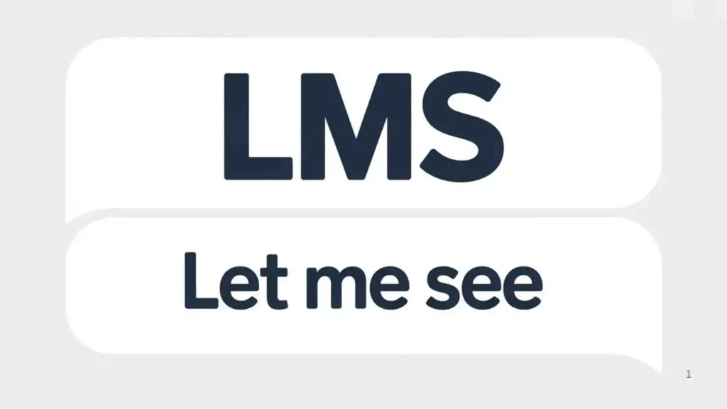🧠 What Does LMS Mean in Text Mean in Text?