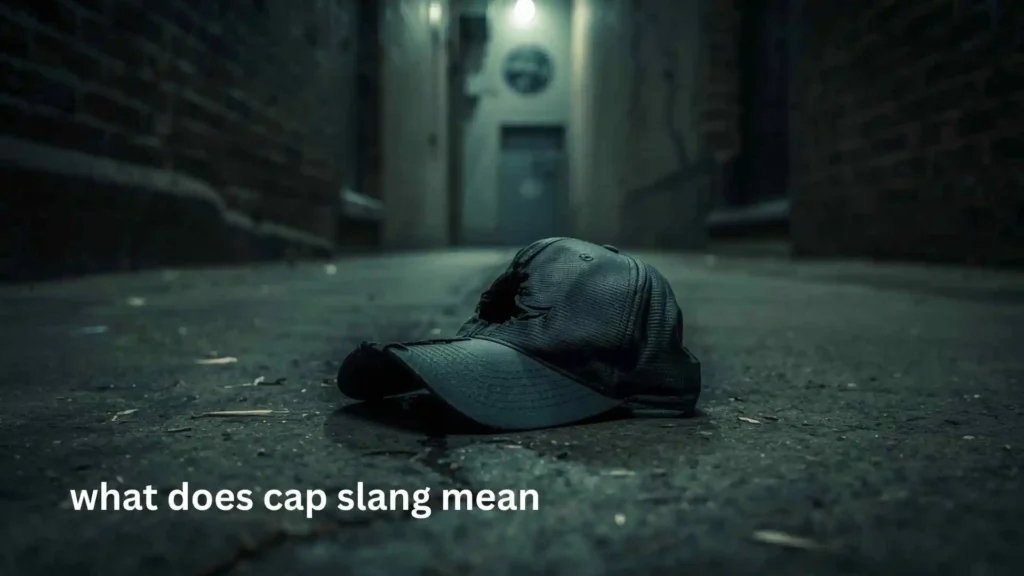 what does cap slang mean