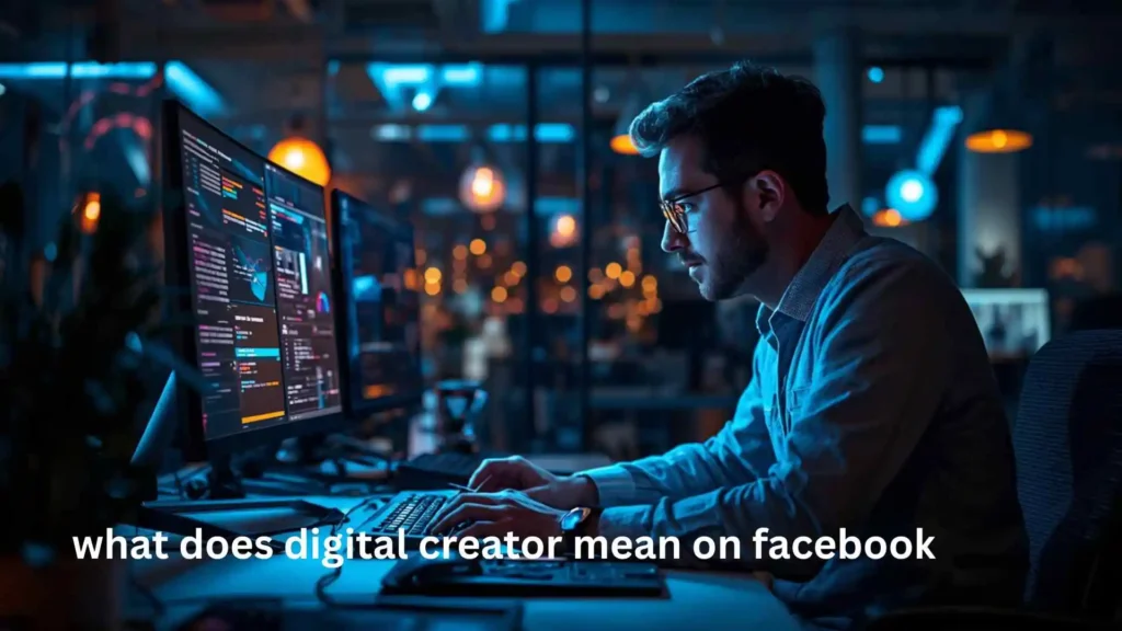 what does digital creator mean on facebook