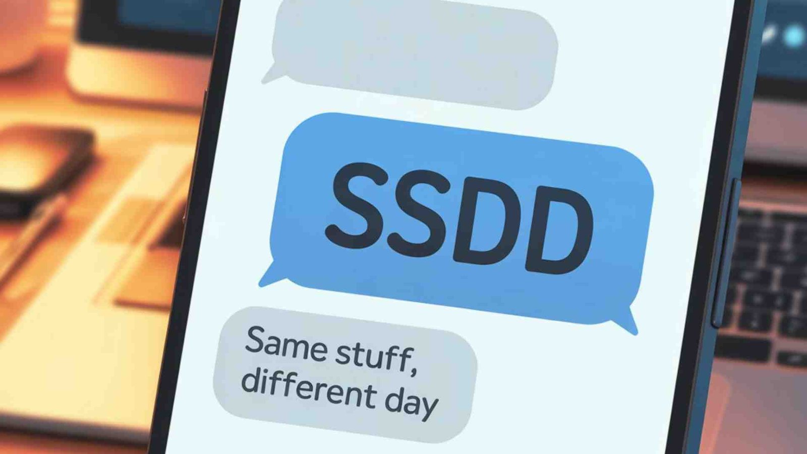 SSDD Meaning in Text