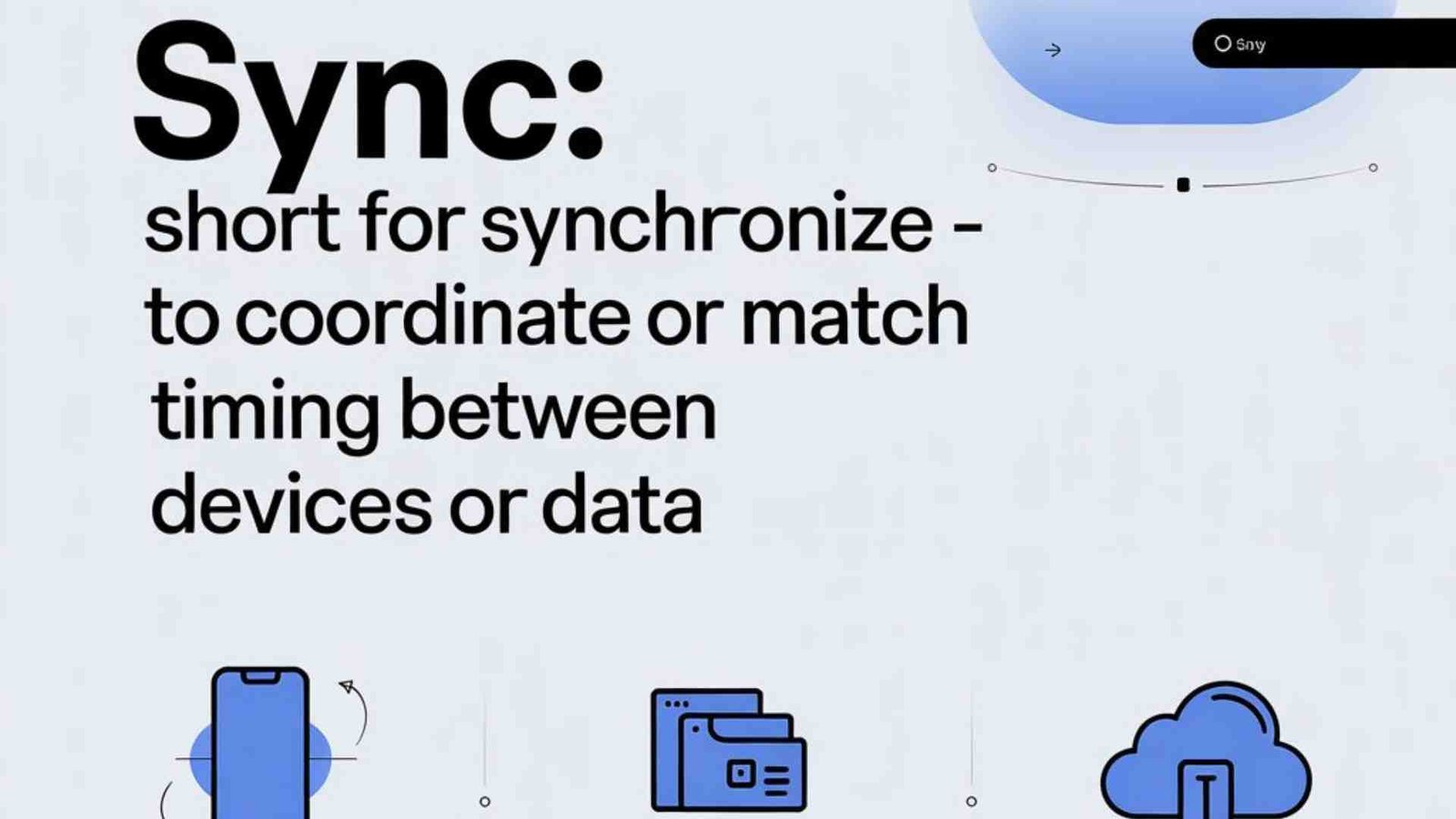 What Does Sync Mean in Text