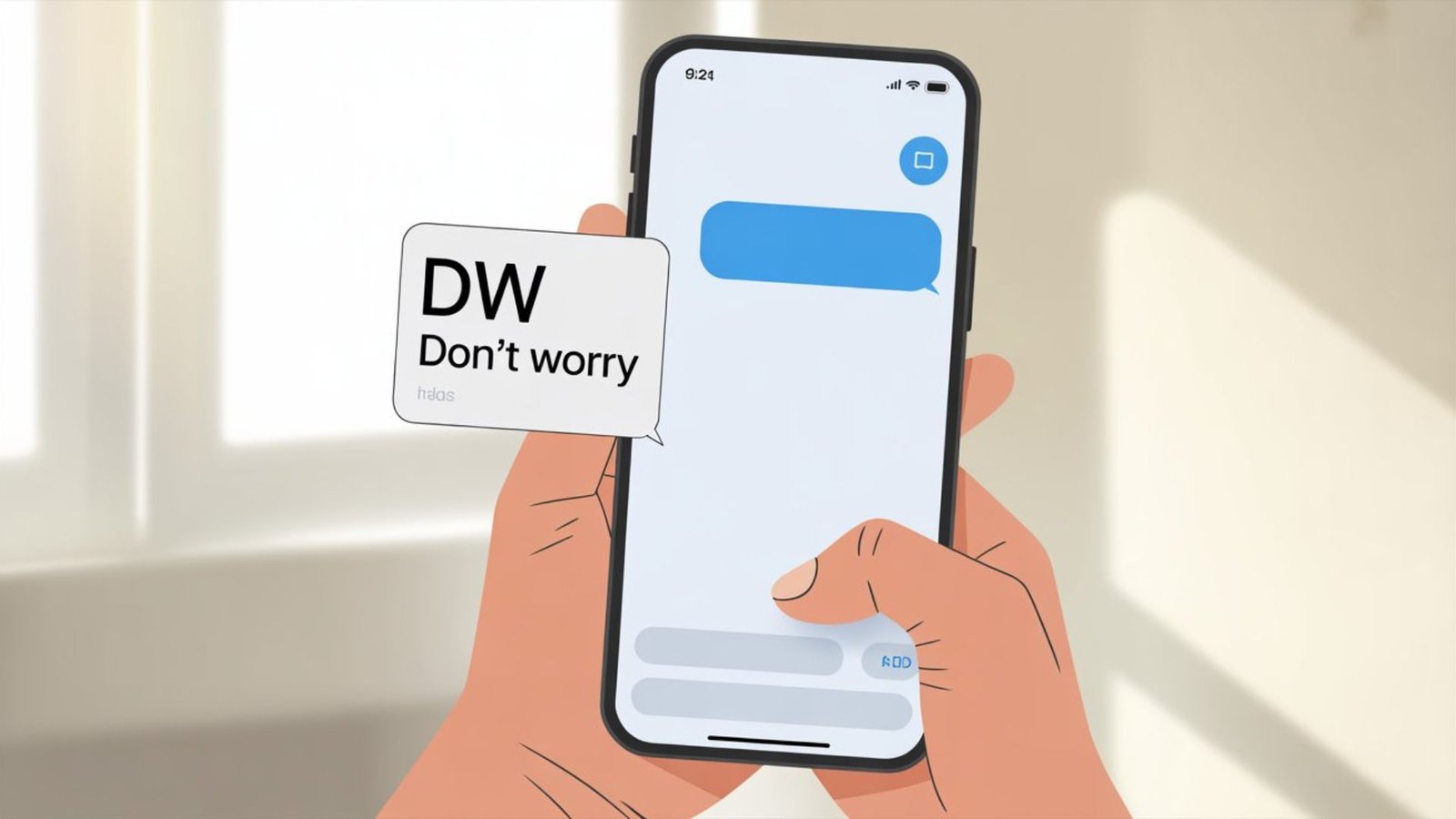 What Does DW Mean in Text Message