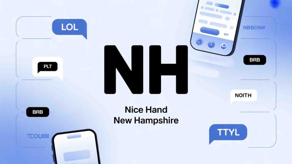 Examples of What Does NH Mean in Text in Conversation