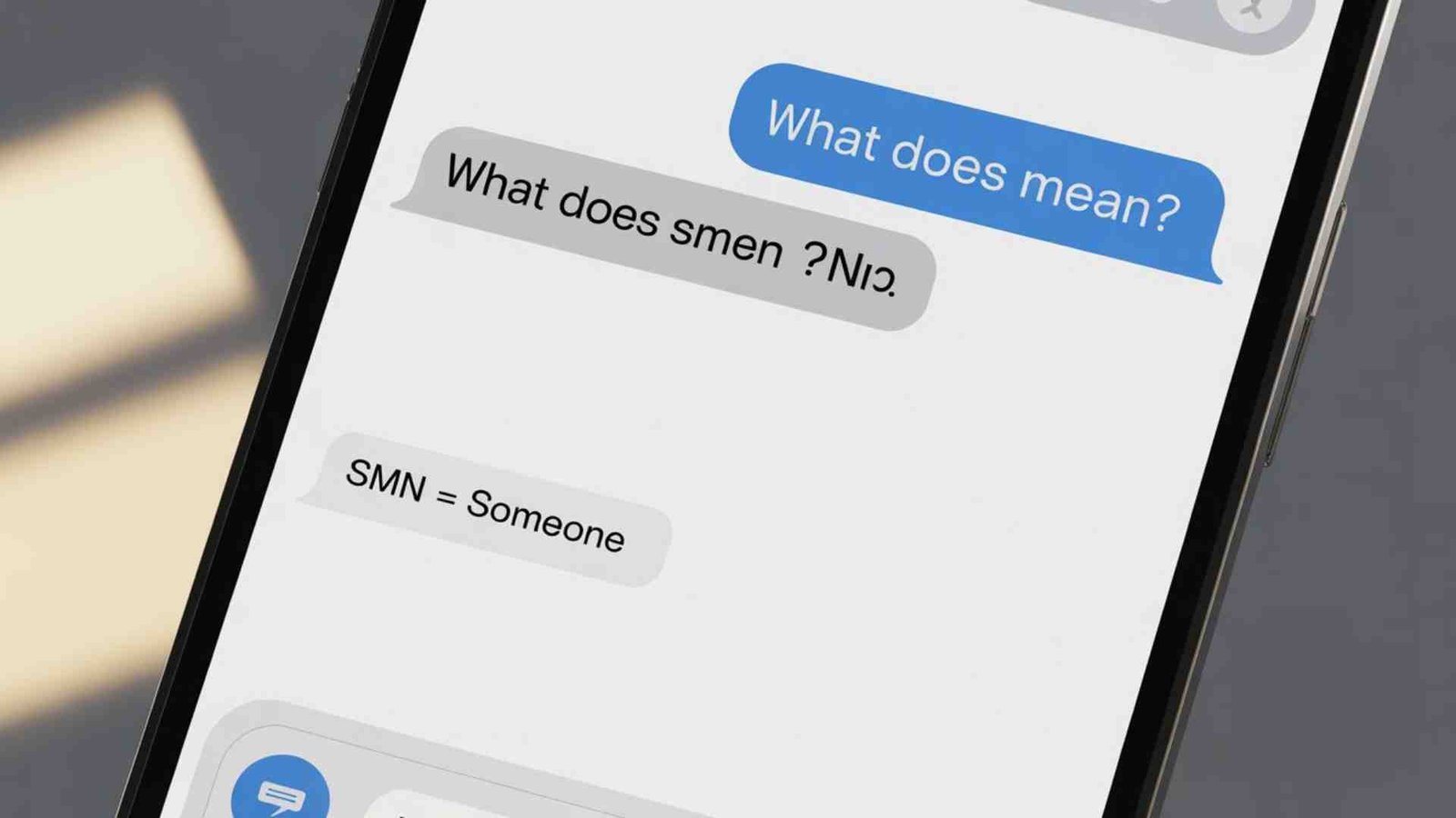 What Does SMN Mean in Text