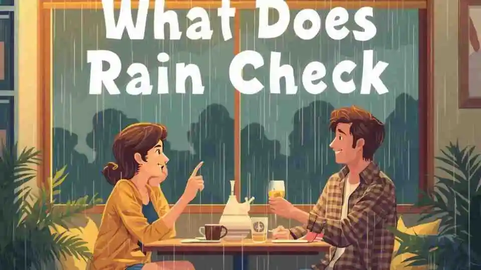 what does rain check mean in text