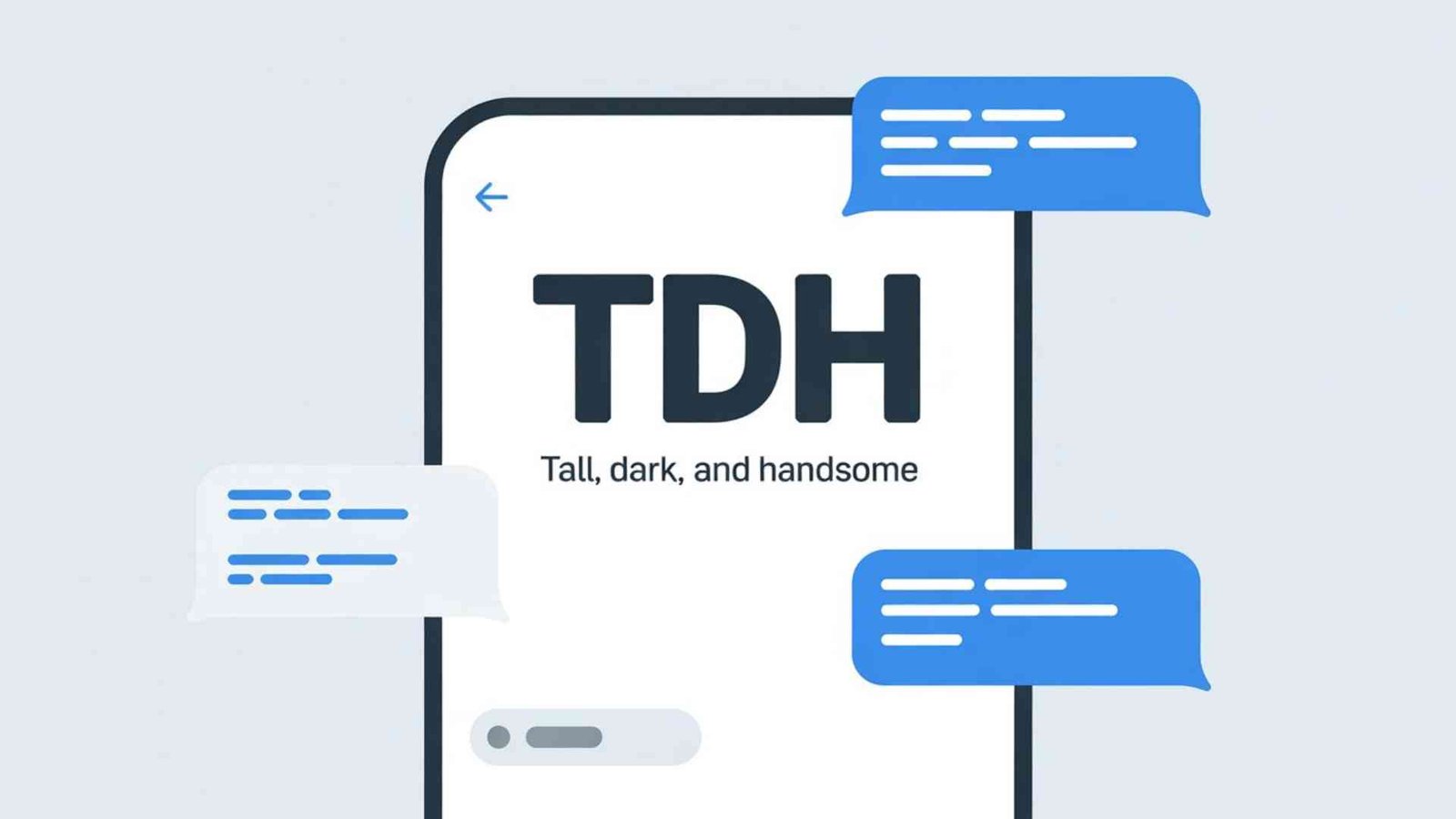 what does tdh mean in text