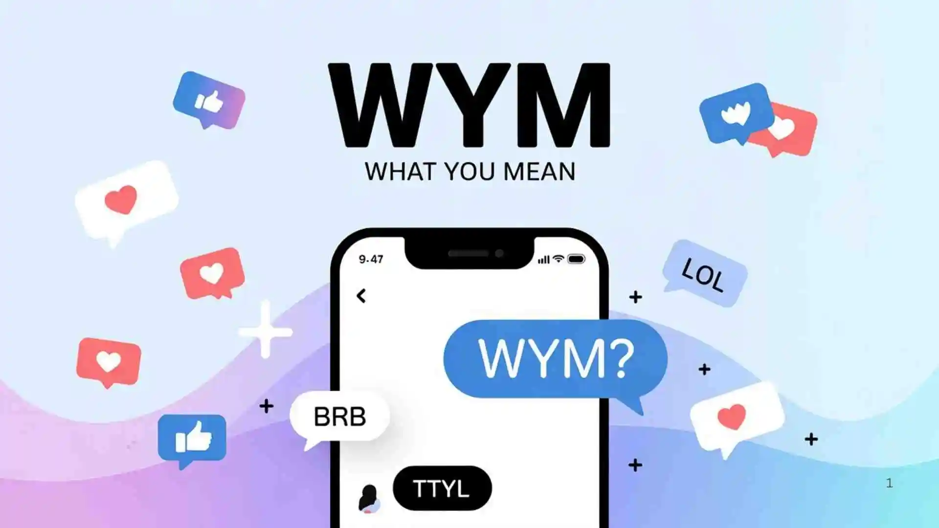 What Do WYM Mean in Text