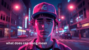 what does cap slang mean